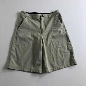 Under Armour Shorts Womens Size 18 Beige Loose Pockets Athletic Polyester